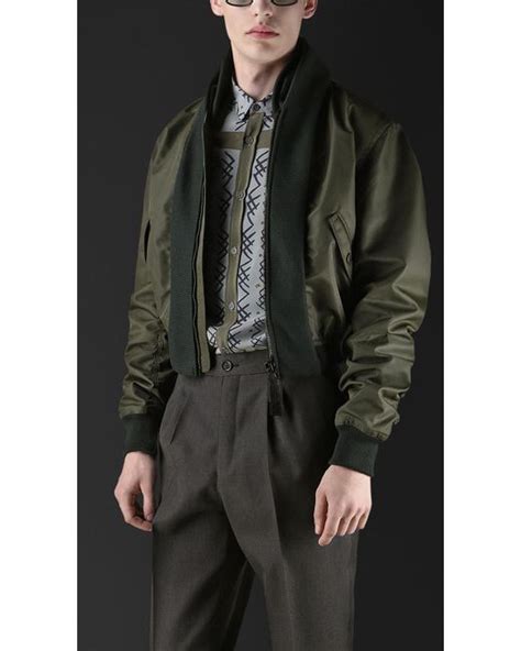 burberry prorsum green jacket|Burberry .